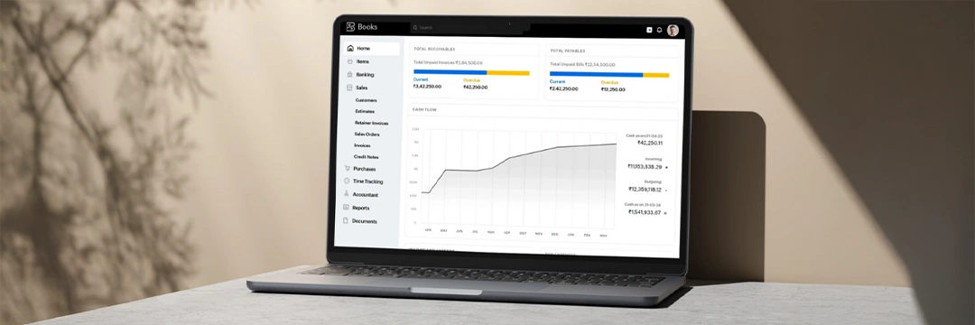 Core Features of Zoho Books Accounting 